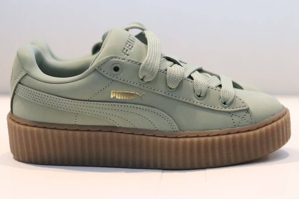 Puma Creeper Phatty Rihanna Sz 8 - Green Fog